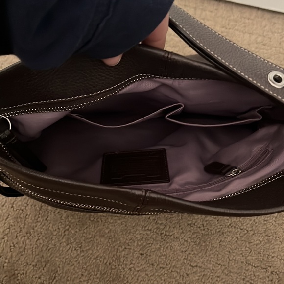 Brown Leather Coach Bag - Picture 5 of 5